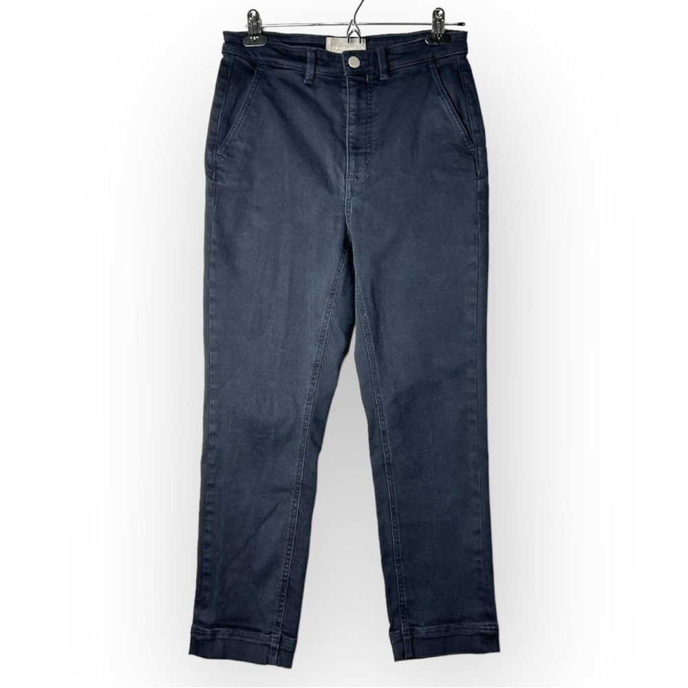 Everlane The  Slim Leg Crop Regular in Washed Black 6